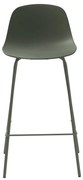 Plastikowy hoker w kolorze khaki 92,5 cm Whitby – Unique Furniture