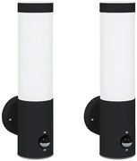 Czarny zestaw kinkietów zewnętrznych F024-OlvanoP6-M01