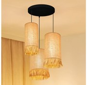 Brilagi - Lampa wisząca WINNETOU TUBES 3xE27/15W/230V brązowo-czarna