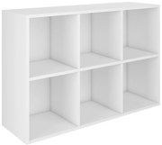 Regał BASIC – Biały | 72x107x38 cm