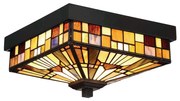 Elstead QZ-INGLENOOK-F - Zewnętrzna oprawa sufitowa INGLENOOK 2xE27/60W/230V IP44
