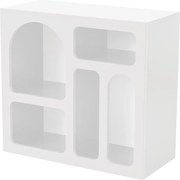 Konsola z 5 wnękami - Biały - LUELA