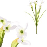 Sztuczna kwiatina Śnieżynka, 11 x 11 x 31 cm