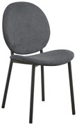 Antracytowe krzesło Cliff – Actona