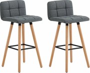 2 x Wysoki stołek barowy z oparciem FST50-DGx2