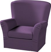 Pokrowiec na fotel Tomelilla wysoki z zakładkami