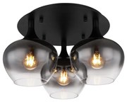 Globo 15548-3D - Żyrandol natynkowy MAXY 3xE27/40W/230V czarny