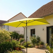 Parasol balkonowy prostokątny 2,1 x 1,4 m limonka PATIO