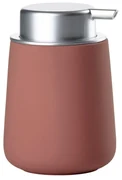 Jasnoczerwony porcelanowy dozownik do mydła 250 ml Nova – Zone