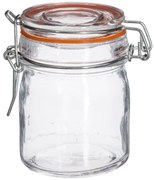 Słoik szklany z pokrywką i klipsem, 150 ml, 8 sztuk