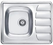 ALVEUS 1098940 - Zlew kuchenny ZOOM 61,5x50 cm satyna, do montażu górnego
