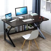 Biurko z półką SHAPE 80x40 cm, czarne