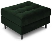 Zielony aksamitny podnóżek Milo Casa Santo