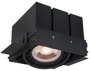 Czarna lampa sufitowa z metalowym kloszem 15x14 cm Milo – GTV