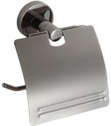 Mexen Remo uchwyt na papier toaletowy, black chrome - 7050733-73