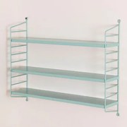 Modułowa Półka Ścienna ↔︎60 Cm Ze Stali Emine Patina Green - Sklum