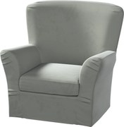 Pokrowiec na fotel Tomelilla wysoki z zakładkami