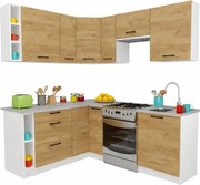 Nowoczesne meble kuchenne dąb craft G5-S48