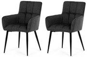 Zestaw krzeseł do jadalni DCH-P3146 GREY2, 2 szt.