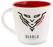 Kubek Diablo Chairs biało-czerwony