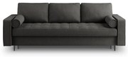 Ciemnoszara rozkładana sofa Milo Casa Santo