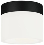 Czarna lampa sufitowa SULION Congo, ø 10 cm