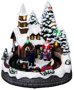 Szopka bożonarodzeniowa Kościółek, z oświetleniem LED