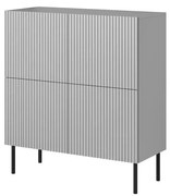 Komoda ASENSIO KM-2 100 cm jasnoszara HALMAR