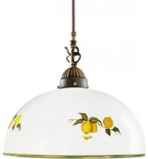 Kolarz 731.30.126 - Żyrandol na lince NONNA 1xE27/75W/230V śr. 20 cm cytryny