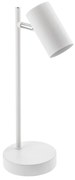 Biała lampa stołowa z metalowym kloszem (wysokość 35 cm) Veneto – GTV