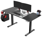 Biurko gamingowe LEVEL V2 białe ULTRADESK