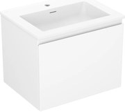 Mexen Orio szafka łazienkowa 60 cm z umywalką Otis, 1 szuflada, biała mat - 91A10-06047-1-BF01-W18M01