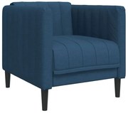 Niebieski fotel wypoczynkowy na nóżkach S1-W32