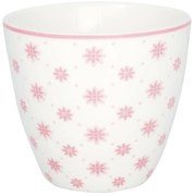 Różowa porcelanowa filiżanka Green Gate Laurie, 300 ml