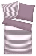 Tom Tailor Pościel bawełniana Cozy Mauve & Crisp White, 140 x 200 cm, 70 x 90 cm