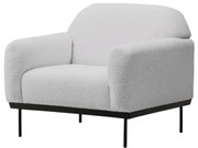 Szary relaksacyjny fotel ANDERSON