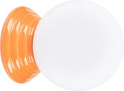 Pomarańczowy stylowy kinkiet z okragłym kloszem R5-W94