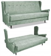 Wersalka sofa uszak kanapa rozkładana Ari pistacja