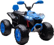 AIYAPLAY Elektryczny quad dla dzieci, pojazd 24V z 4 kołami, reflektory, port USB, funkcja MP3, 6,5 km/h, 3-8 lat