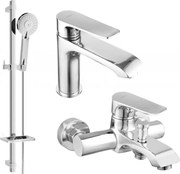 Mexen Pecos DQ40 zestaw wannowy, chrom - 72703DQ40-00