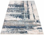 Ciemnoniebieski dywan przecierany w nowoczesnym stylu G4-A85