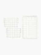 Komplet koszy do przechowywania z metalu The Baskets, 3 elem.