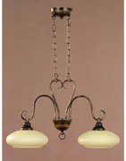 Jupiter 390 - BO-2 - Lampa wisząca BOLERO 2xE27/60W/230V