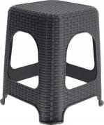 KADAX Taboret kuchenny Habol 45 x 26 cm, antracyt