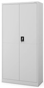 Szafa gospodarcza metalowa DAWID, 900 x 1850 x 400 mm, Smart: szara
