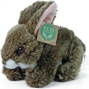 Rappa Pluszowy leżący królik brązowy, 17 cm