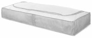 Compactor Niski pojemnik tekstylny do przech owywania Boston, 107 x 46 x 16 cm, szary