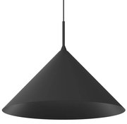 Lampa wisząca CAPITAL BLACK Ø46cm 1xGX53, pojedyncza, czarna, 1 klosz, trójkąt