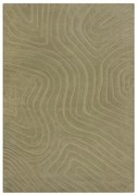 Wełniany dywan tkany ręcznie w kolorze khaki 200x290 cm Mesmerise Sage – Flair Rugs