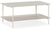 Kremowy metalowy stolik 58x90 cm Beatrix – MOME